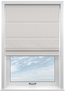 Panama, White - Roman Blind